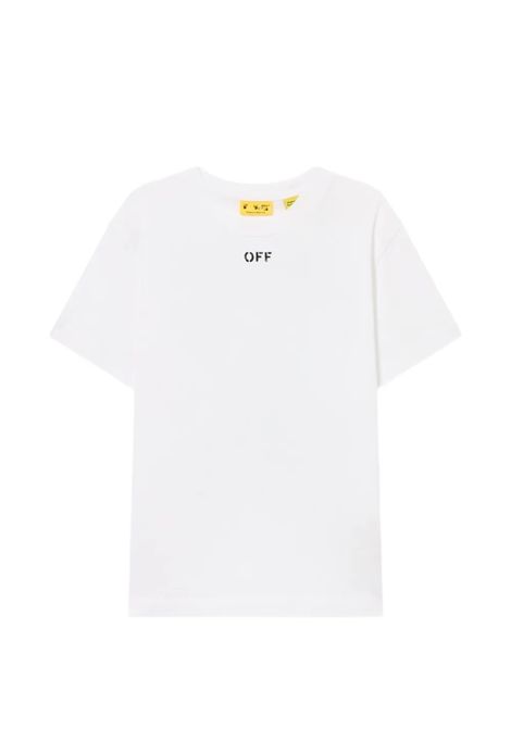 T-shirt con stampa OFF WHITE KIDS | OGAA001S26JER003100